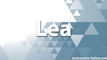 znaczenie imienia lea