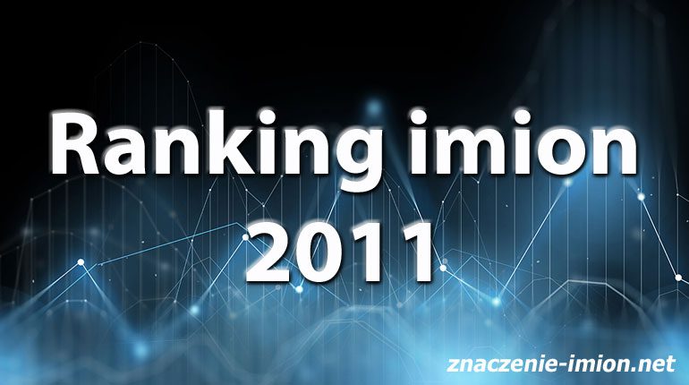 ranking imion 2011