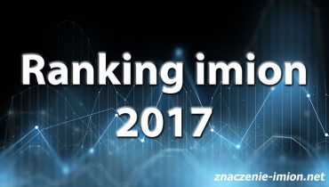 ranking imion 2017