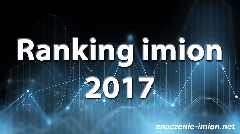 ranking imion 2017